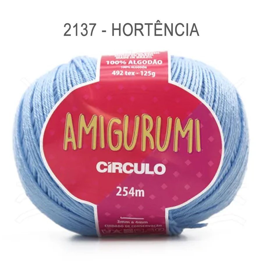 Linha Amigurumi 254m - Circulo - 2137 - Hortência