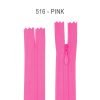 Ziper Invisível 20cm c/ 1un - Luli - 516 - Pink