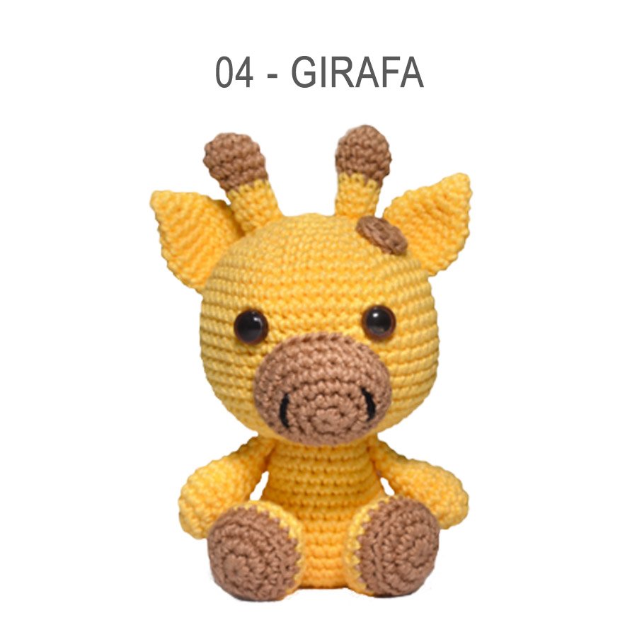 Kit Amigurumi Safári Baby Circulo André Armarinhos