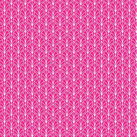Tecido Tricoline Estampado 100% Algodão - Folhas Pink 1232 V108 Peripan