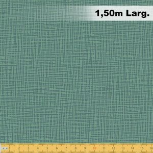 Tecido Tricoline Estampado 100% Algodão Tramas Verde 1556 V002 Peripan