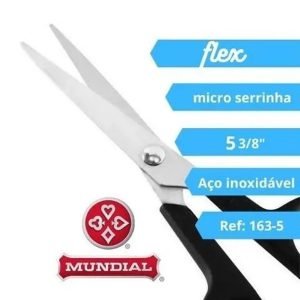 Tesoura para Cabelo 5 3/8 pol Flex 163-5 Mundial